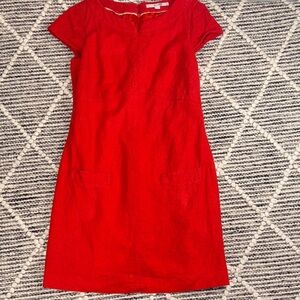 Red Midi Boden dress